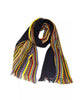 Fringed Geometric Fantasy Scarf One Size Men