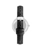 Silver Analog Rhine Stone Fashion Watch with Leatherette Strap One Size Women