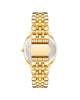 Gold Fashion Analog Womens Watch with Day and Date Functions One Size Women