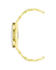 Gold Metal Classic Quartz Watch One Size Women