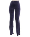 Brand New Ermanno Scervino Purple Corduroy Bootcut Flare Pants W26 US Women