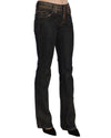 Mid Waist Flared Denim Casual Pants W27 US Women