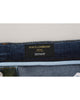 New Dolce &amp; Gabbana Skinny Denim Pants with Logo Details 44 IT Men