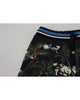 Black Volcano Print Knee Length Shorts by Dolce &amp; Gabbana 44 IT Men