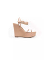 Wedge Sandal with Platform and Ankle Strap 36 EU Women