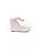 Transparent Band Wedge Sandal with Ankle Strap and Platform 37 EU Women