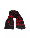 Fringed Logo Scarf One Size Men