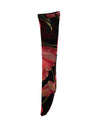 Floral Stretch Stockings with Logo Details S Women