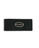 Authentic Dolce &amp; Gabbana Green Leather Money Bar Clip One Size Men