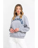 Oversized Round-neck Sweatshirt with Maxi Lettering L Women