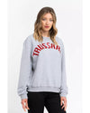 Oversized Round-neck Sweatshirt with Maxi Lettering S Women