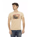 Short Sleeve T-shirt with Front Print 2XL Men