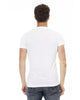 Short Sleeve T-shirt with Round Neck and Front Print 2XL Men