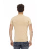 Printed Short Sleeve T-Shirt with Round Neck L Men