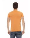 Short Sleeve T-shirt with Round Neck and Front Print M Men