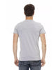 Short Sleeve T-shirt with Round Neck and Front Print M Men