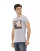 Short Sleeve T-shirt with Front Print L Men