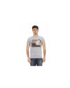 Short Sleeve T-shirt with Front Print XL Men