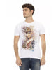 Short Sleeve T-shirt with Front Print 2XL Men