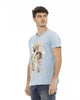 Short Sleeve T-shirt with Front Print 3XL Men