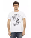 Short Sleeve T-shirt with Front Print M Men