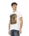 Short Sleeve T-shirt with Front Print 2XL Men