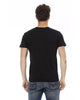 Short Sleeve T-shirt with Round Neck and Front Print M Men