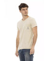 Short Sleeve T-shirt with Chest Pocket Print L Men