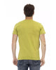 Short Sleeve T-shirt with Round Neck and Front Print XL Men