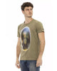 Short Sleeve T-shirt with Front Print L Men