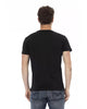 Short Sleeve T-shirt with Round Neck and Front Print 2XL Men