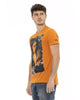 Short Sleeve T-shirt with Front Print 2XL Men