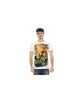 Short Sleeve T-shirt with Front Print 3XL Men