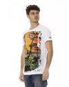 Short Sleeve T-shirt with Front Print 2XL Men