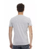 Short Sleeve T-shirt with Round Neck - Front Print L Men