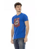 Front Print Short Sleeve T-shirt M Men