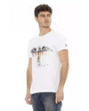 Front Print Short Sleeve T-shirt 2XL Men