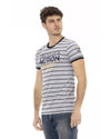 Printed Round Neck Short Sleeve T-Shirt L Men