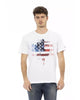 Short Sleeve T-shirt with Front Print 2XL Men