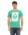 Short Sleeve T-shirt with Front Print L Men