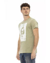 Front Print Short Sleeve T-shirt M Men