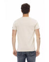 Short Sleeve T-shirt with Round Neck - Front Print S Men