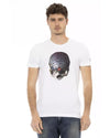 Printed Short Sleeve Round Neck T-shirt L Men