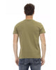 Short Sleeve T-shirt with Front Print 3XL Men