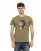 Short Sleeve T-shirt with Front Print L Men