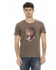 Short Sleeve T-shirt with Front Print M Men