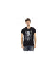 Short Sleeve Round Neck T-Shirt with Front Print M Men