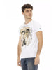 Short Sleeve T-shirt with Front Print M Men