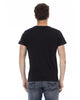 Short Sleeve T-shirt with Round Neck and Front Print M Men