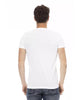 Short Sleeve V-Neck T-shirt with Front Print XL Men